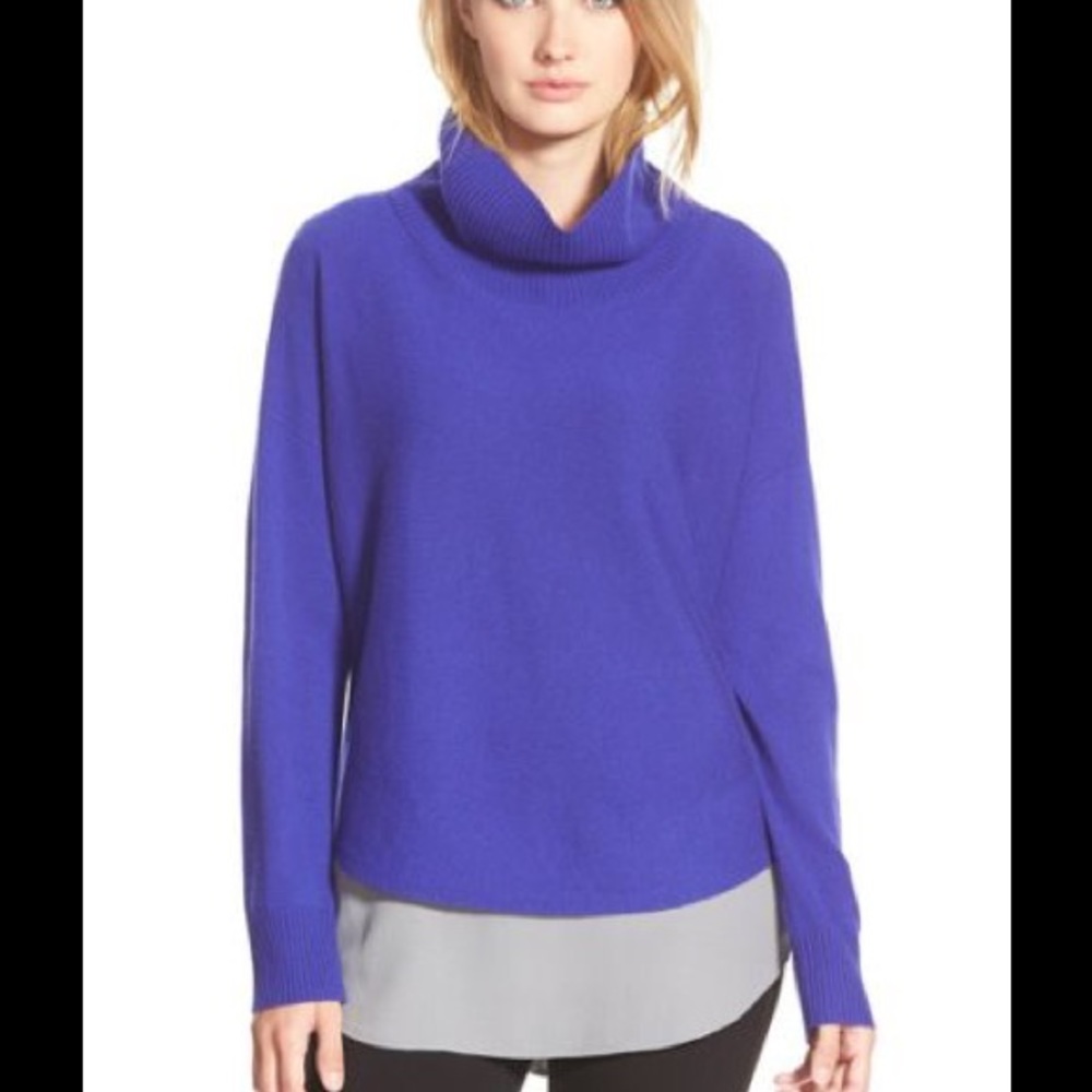 Eileen Fisher Draped Turtleneck Sweater